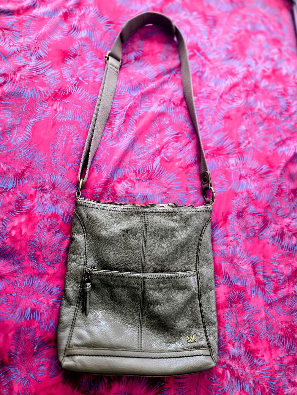 The Sak Lucia Leather Crossbody Bag